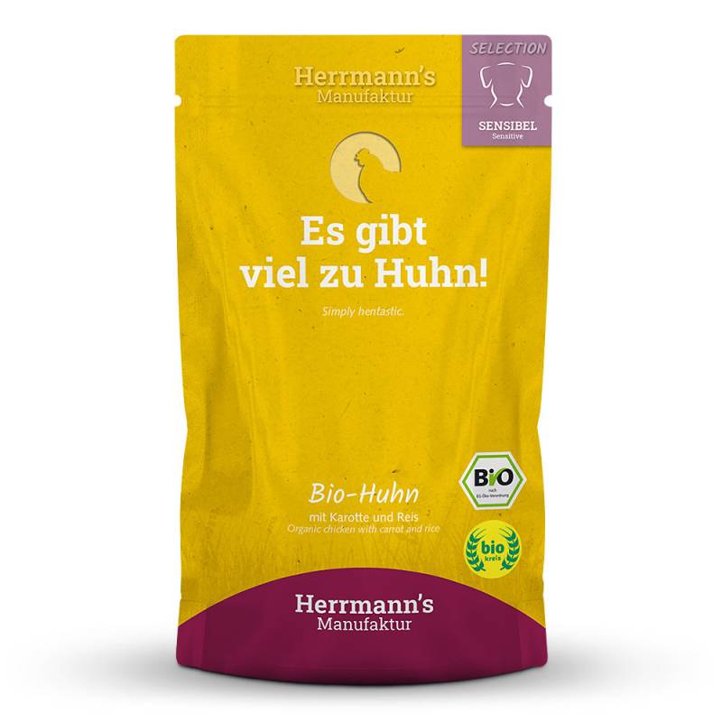 Herrmann's | Bio Huhn mit Karotte & Reis | Selection Sensible | 14 x 150 g von Herrmanns