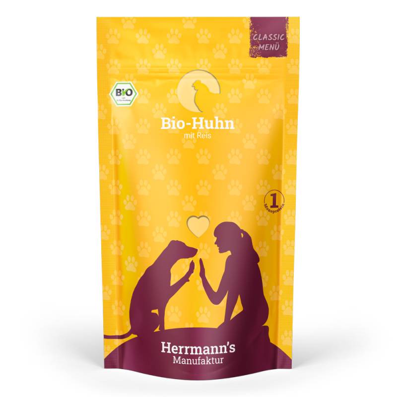 Herrmann's | Bio-Huhn mit Reis | Classic | 10 x 130 g Herrmann's | Bio-Huhn mit Reis | Classic | 10 x 130 g von Herrmanns