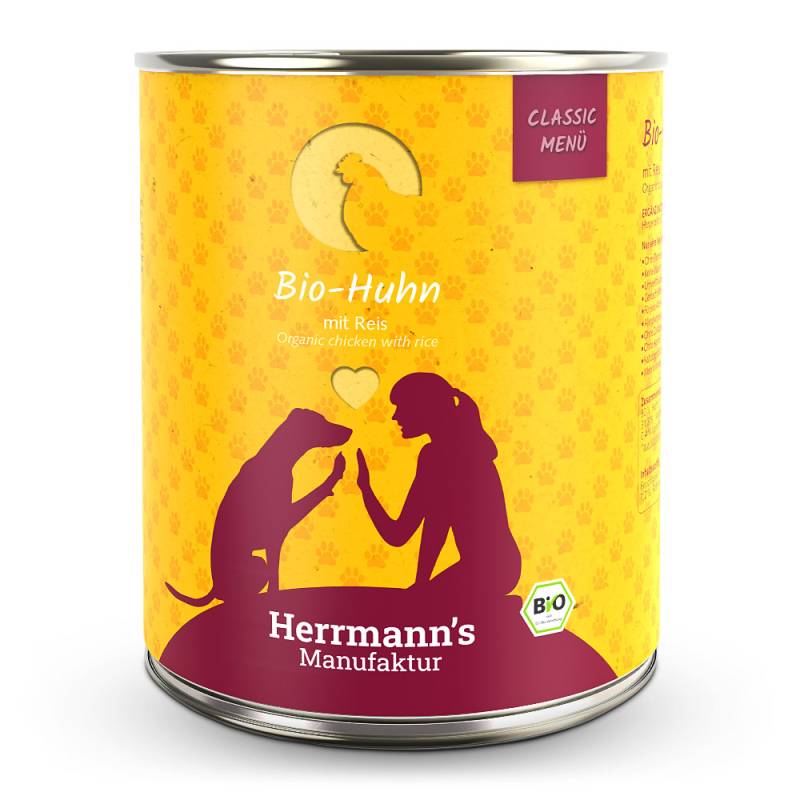 Herrmann's | Bio-Huhn mit Reis | Classic | 30 x 800 g von Herrmanns