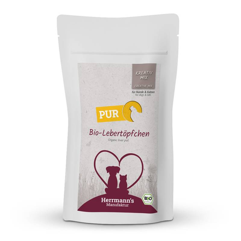 Herrmann's | Bio Lebertöpfchen | Kreativ-Mix | 12 x 100 g von Herrmanns