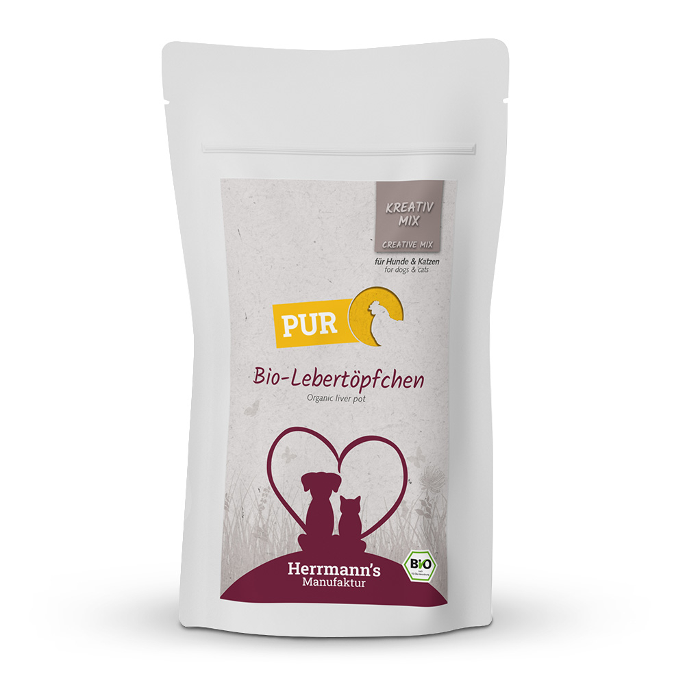 Herrmann's | Bio Lebertöpfchen | Kreativ-Mix | 60 x 100 g von Herrmanns