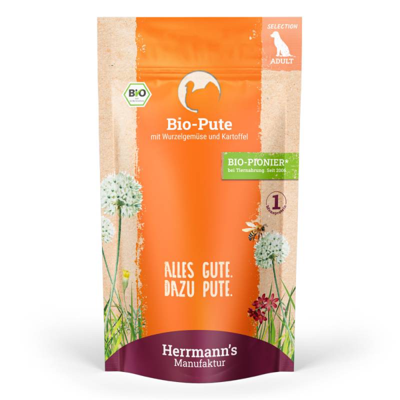 Herrmann's | Bio Pute mit Pastinake & Kartoffel | Selection Adult | 14 x 150 g von Herrmanns