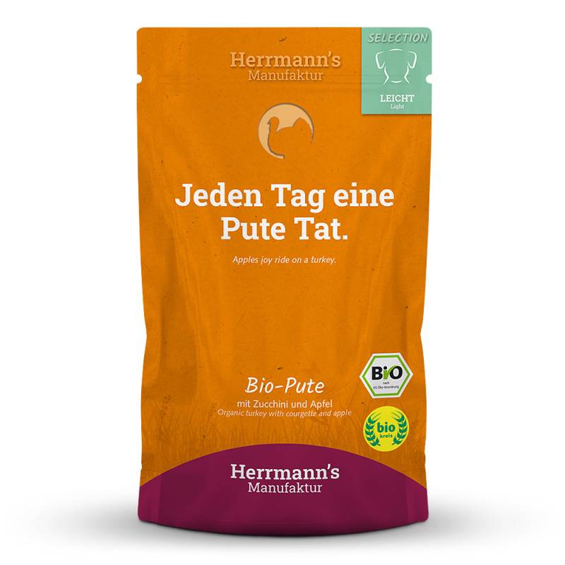 Herrmann's | Bio Pute mit Zucchini & Apfel | Selection Light | 14 x 150 g von Herrmanns