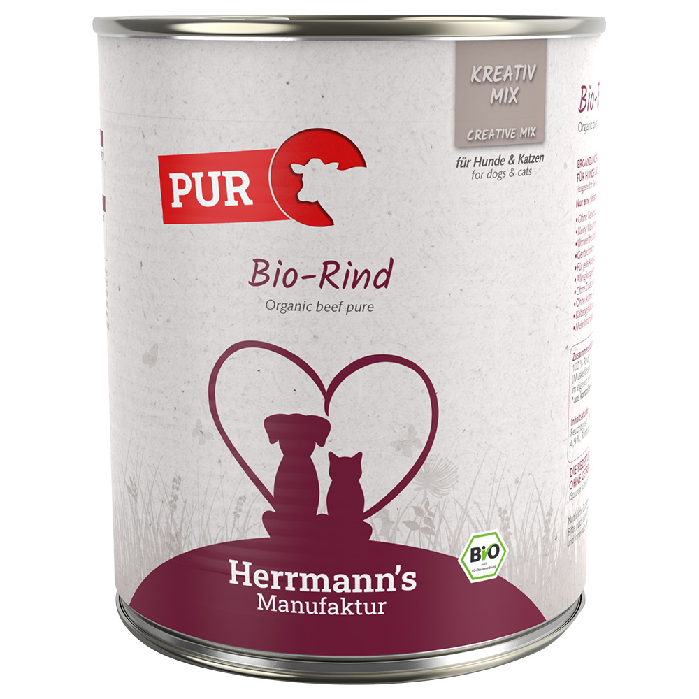 Herrmann's Bio-Reinfleisch 6 x 800 g - Bio-Rind von Herrmanns