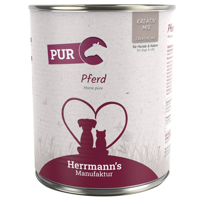 Herrmann's Reinfleisch / Bio-Reinfleisch 6 x 800 g - Pferd von Herrmanns