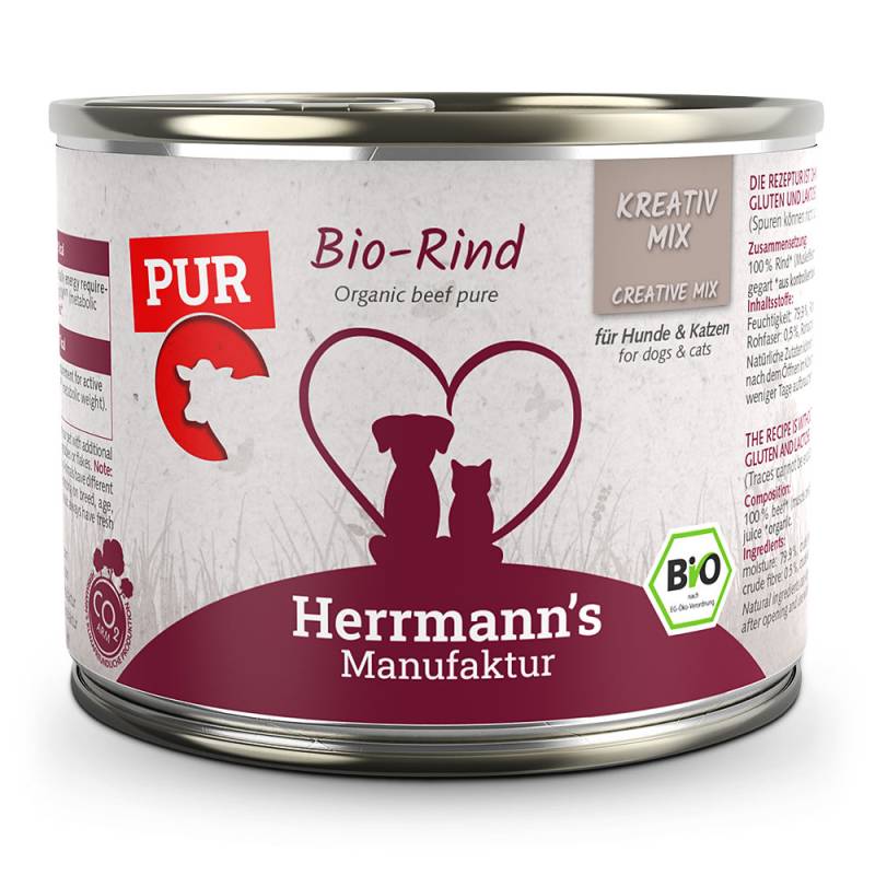 Herrmann's | Bio Rind Reinfleisch | Kreativ-Mix | 60 x 200 g von Herrmanns
