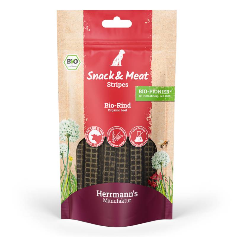 Herrmann's | Bio-Rind | Snack & Meat Stripes | 80 g Herrmann's | Bio-Rind | Snack & Meat Stripes | 80 g von Herrmanns