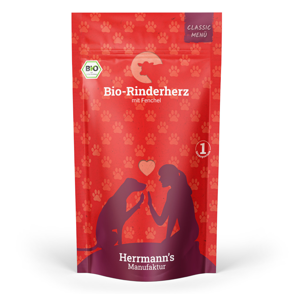 Herrmann's | Bio-Rinderherz mit Fenchel | Classic | 10 x 130 g Herrmann's | Bio-Rinderherz mit Fenchel | Classic | 10 x 130 g von Herrmanns