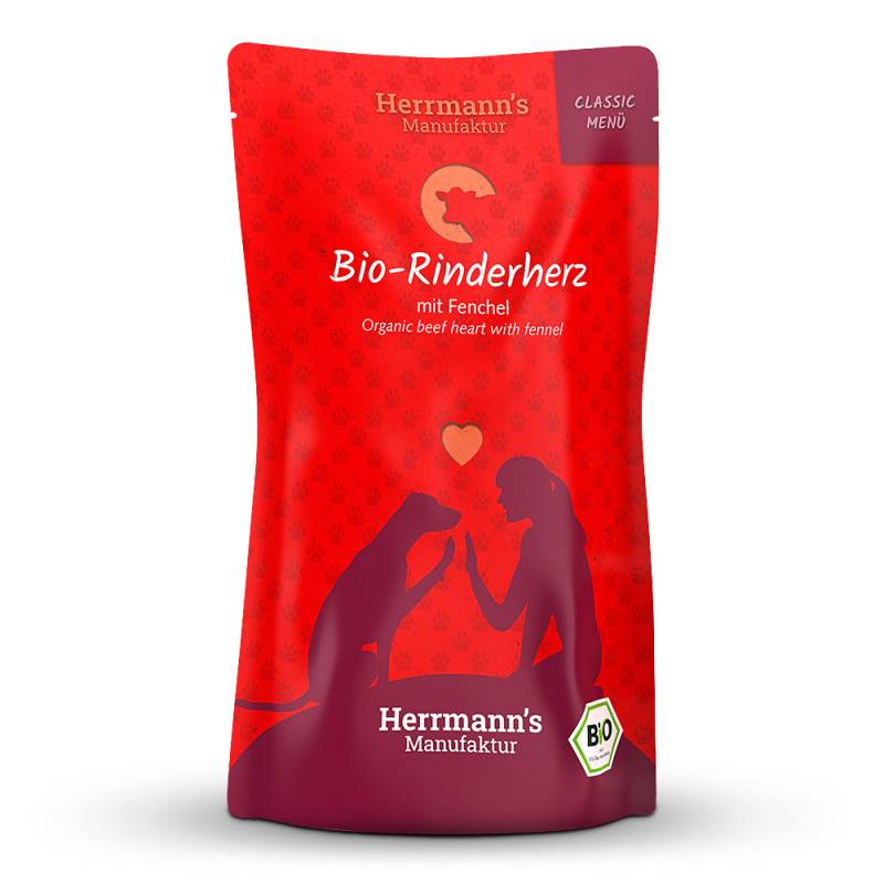 Herrmann's | Bio-Rinderherz mit Fenchel | Classic | 10 x 130 g von Herrmanns
