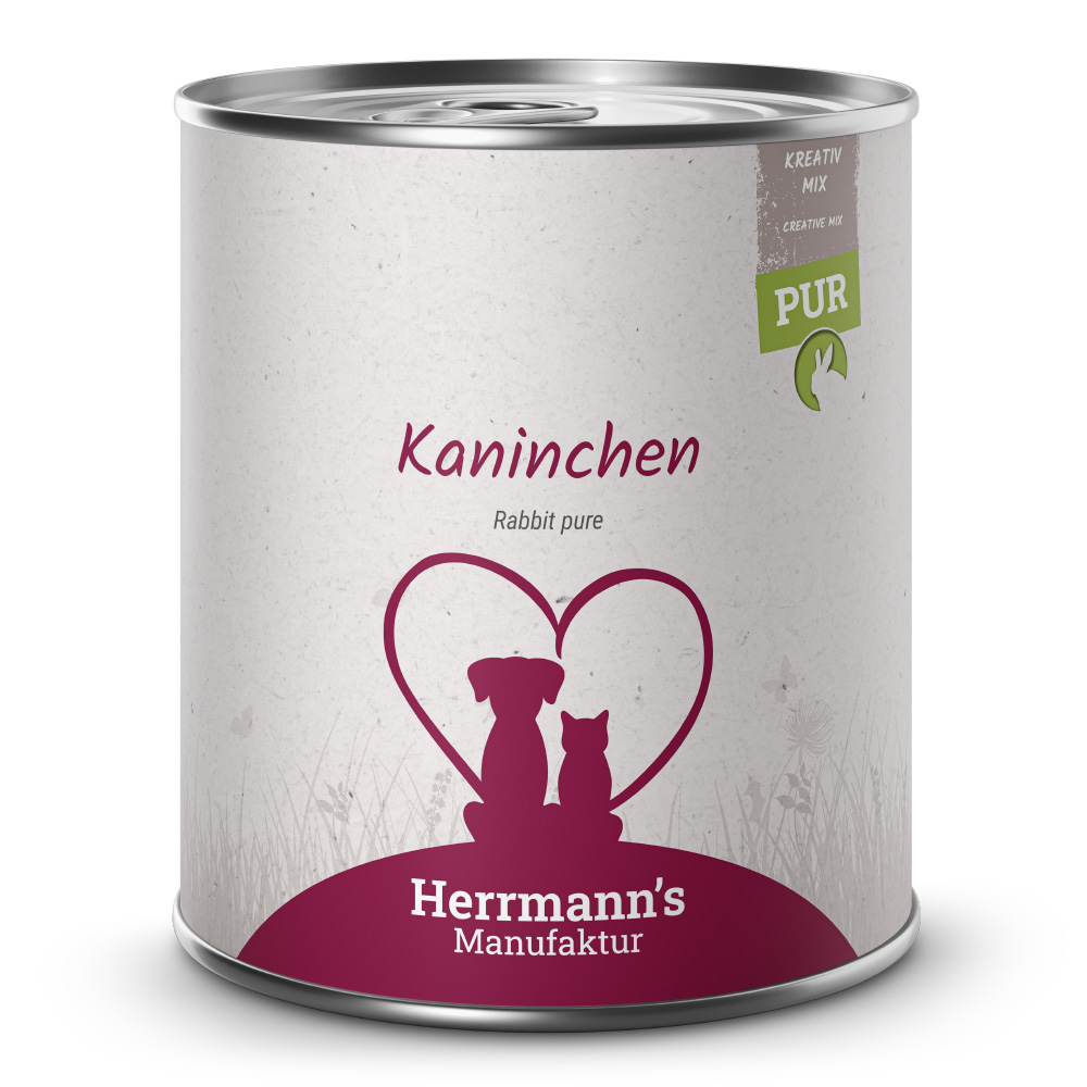 Herrmann's | Kaninchen Reinfleisch | Kreativ-Mix | 30 x 800 g von Herrmanns