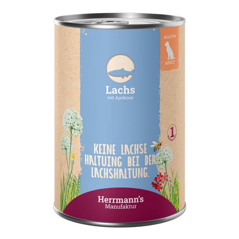 Herrmann's | Lachs mit Aprikose | Selection Adult | 6 x 400 g von Herrmanns