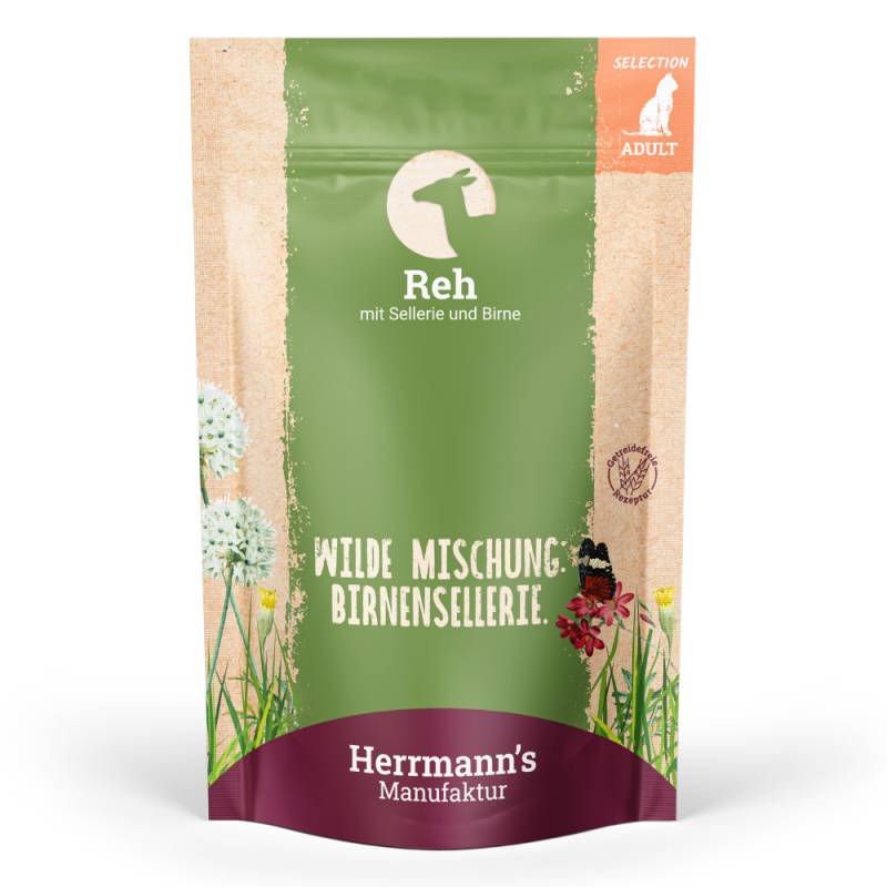 Herrmann's | Reh mit Sellerie und Birne | Selection Adult | 12 x 100 g Herrmann's | Reh mit Sellerie und Birne | Selection Adult | 12 x 100 g von Herrmanns