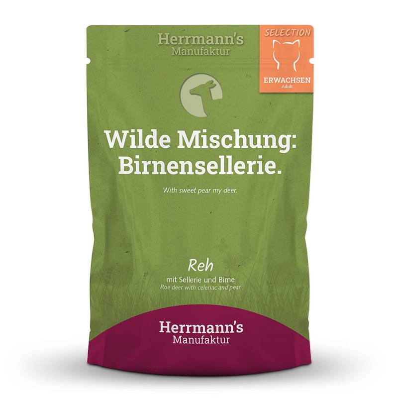Herrmann's | Reh mit Sellerie und Birne | Selection Adult | 12 x 100 g von Herrmanns