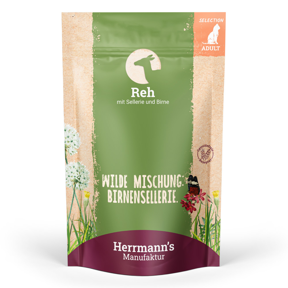 Herrmann's | Reh mit Sellerie und Birne | Selection Adult | 60 x 100 g von Herrmanns