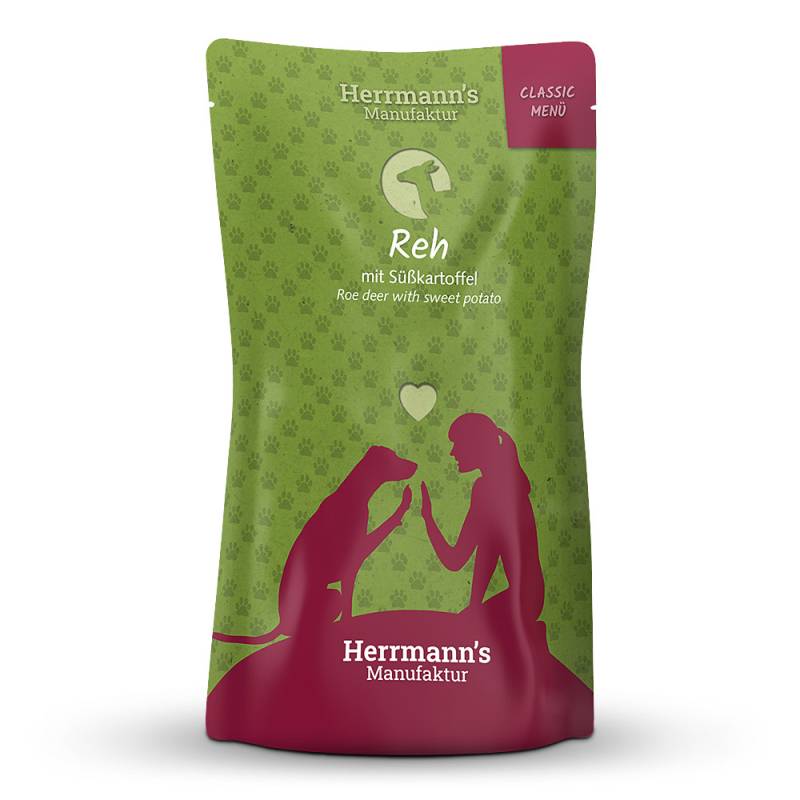 Herrmann's | Reh mit Süßkartoffeln | Classic | 10 x 130 g von Herrmanns
