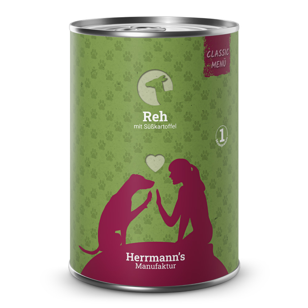 Herrmann's | Reh mit Süßkartoffeln | Classic | 6 x 400 g Herrmann's | Reh mit Süßkartoffeln | Classic | 6 x 400 g von Herrmanns