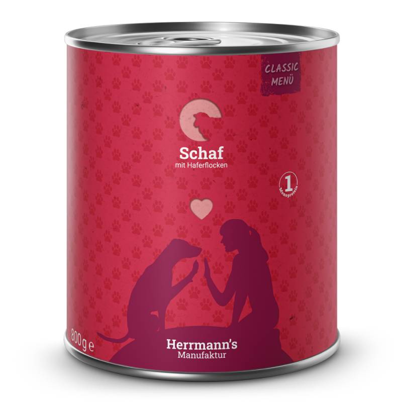 Herrmann's | Schaf mit Haferflocken | Classic | 6 x 800 g von Herrmanns
