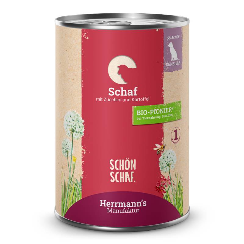 Herrmann's | Schaf mit Zucchini und Kartoffeln | Selection Sensible | 30 x 400 g von Herrmanns