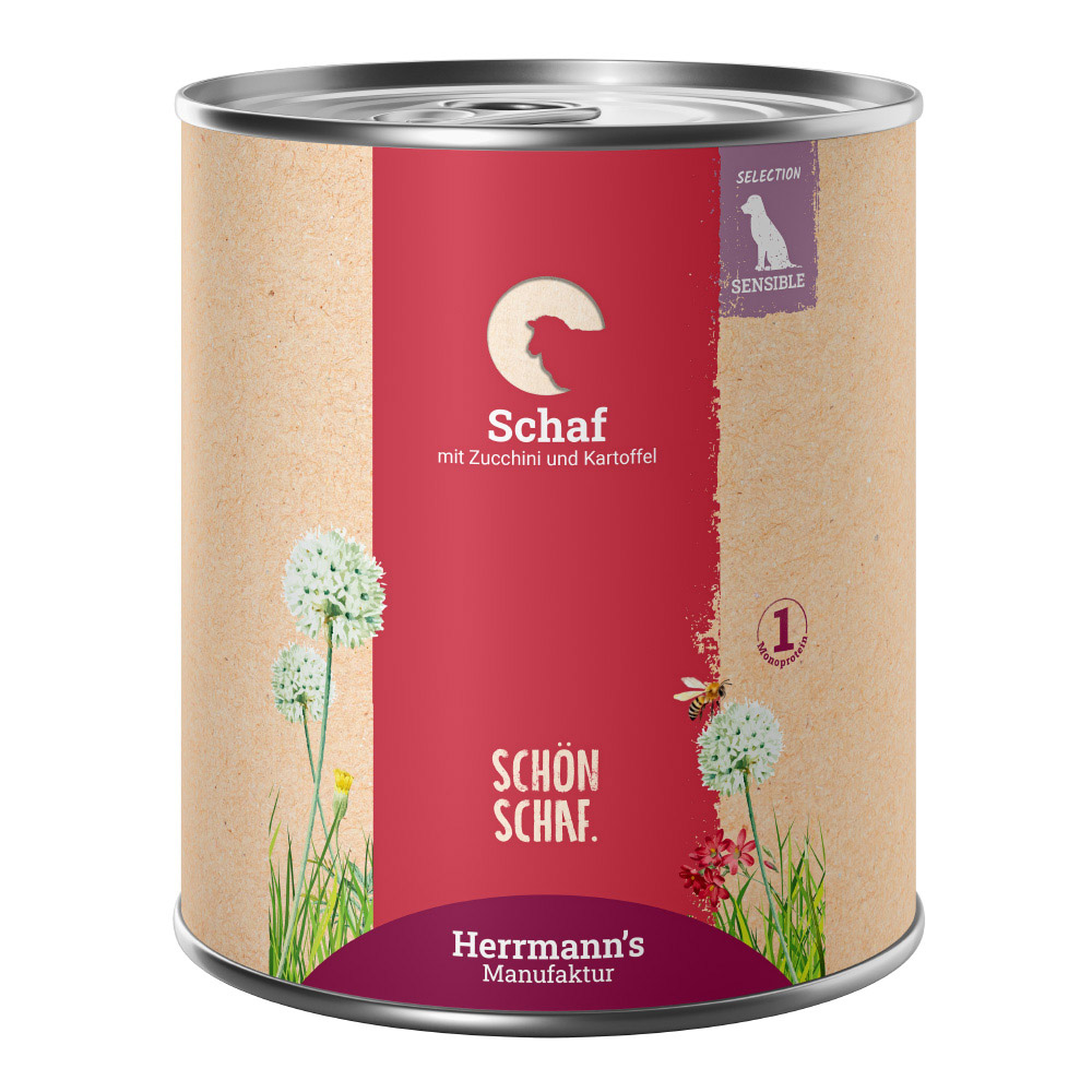 Herrmann's | Schaf mit Zucchini und Kartoffeln | Selection Sensible | 30 x 800 g von Herrmanns