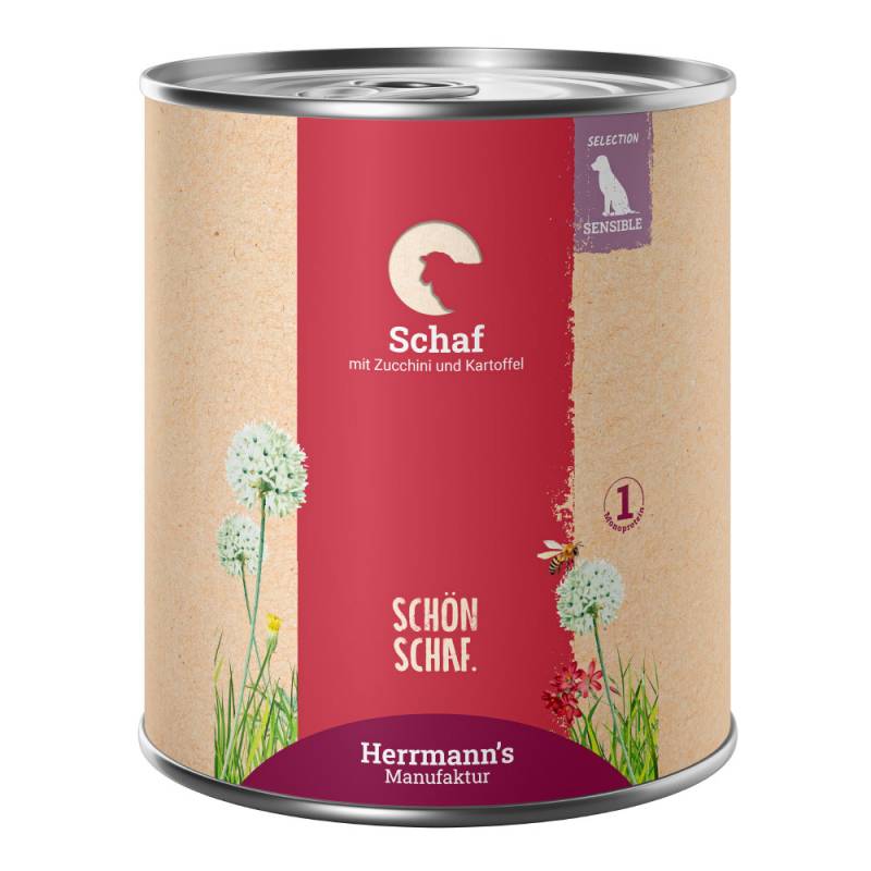 Herrmann's | Schaf mit Zucchini und Kartoffeln | Selection Sensible | 30 x 800 g von Herrmanns