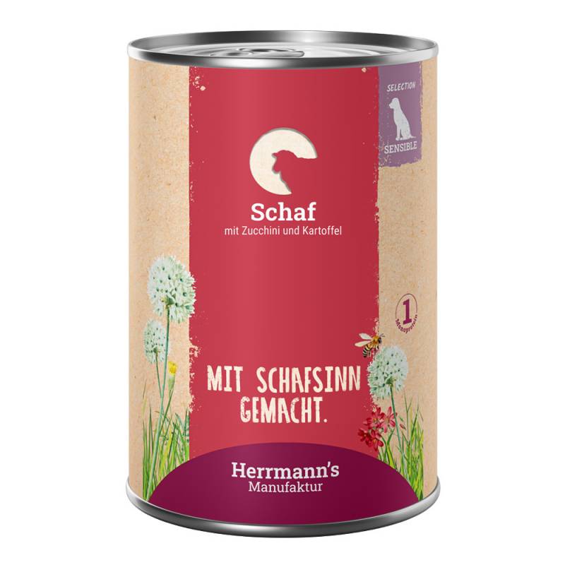 Herrmann's | Schaf mit Zucchini und Kartoffeln | Selection Sensible | 6 x 400 g von Herrmanns