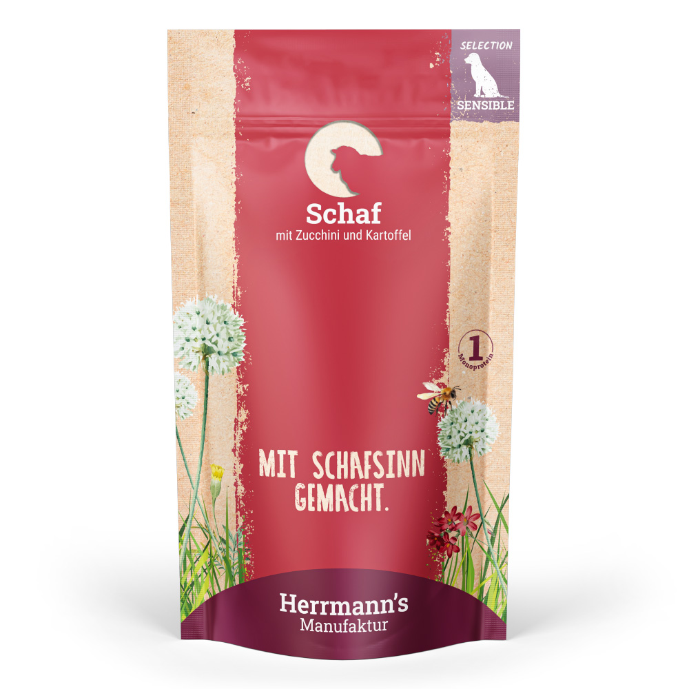 Herrmann's | Schaf mit Zucchini und Kartoffeln | Selection Sensible | 70 x 150 g von Herrmanns