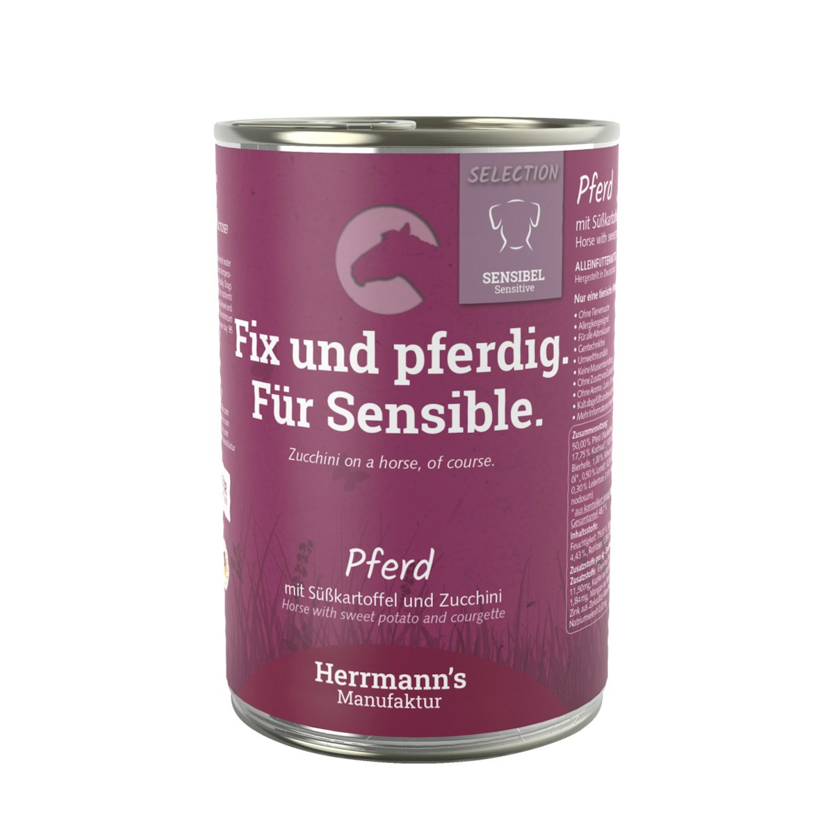 Herrmann's Selection Sensibel / Sensitiv 400g Dose Hundenassfutter von Herrmanns
