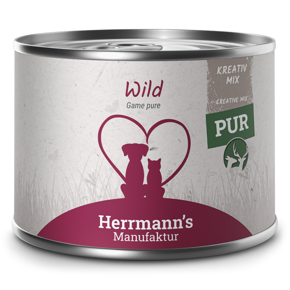 Herrmann's | Wild Reinfleisch | Kreativ-Mix | 12 x 200 g von Herrmanns