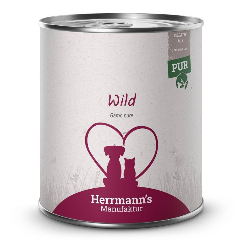 Herrmann's | Wild Reinfleisch | Kreativ-Mix | 6 x 800 g von Herrmanns