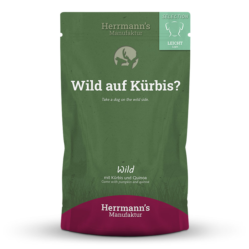 Herrmann's | Wild mit Kürbis und Quinoa | Selection Light | 14 x 150 g Herrmann's | Wild mit Kürbis und Quinoa | Selection Light | 14 x 150 g von Herrmanns