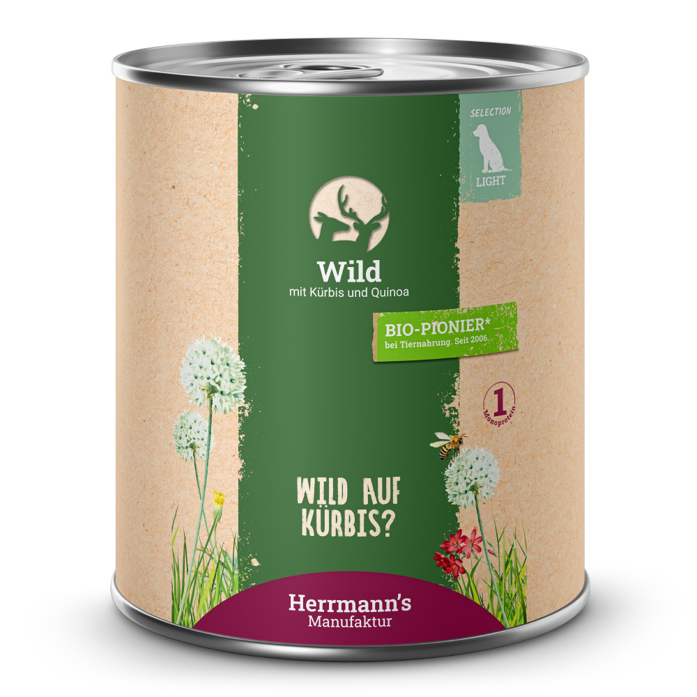 Herrmann's | Wild mit Kürbis und Quinoa | Selection Light | 30 x 800 g von Herrmanns