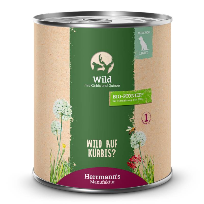 Herrmann's | Wild mit Kürbis und Quinoa | Selection Light | 30 x 800 g von Herrmanns