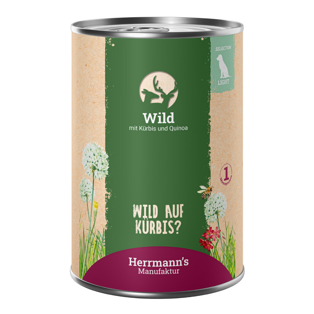 Herrmann's | Wild mit Kürbis und Quinoa | Selection Light | 6 x 400 g von Herrmanns
