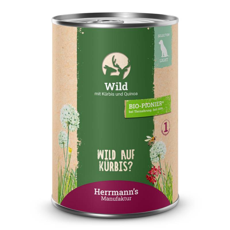 Herrmann's | Wild mit Kürbis und Quinoa | Selection Light | 6 x 400 g von Herrmanns