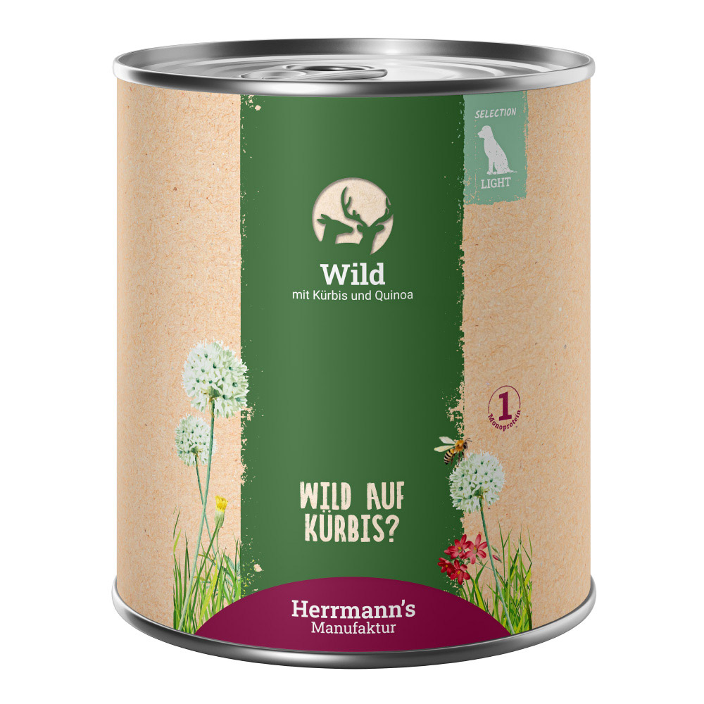 Herrmann's | Wild mit Kürbis und Quinoa | Selection Light | 6 x 800 g von Herrmanns