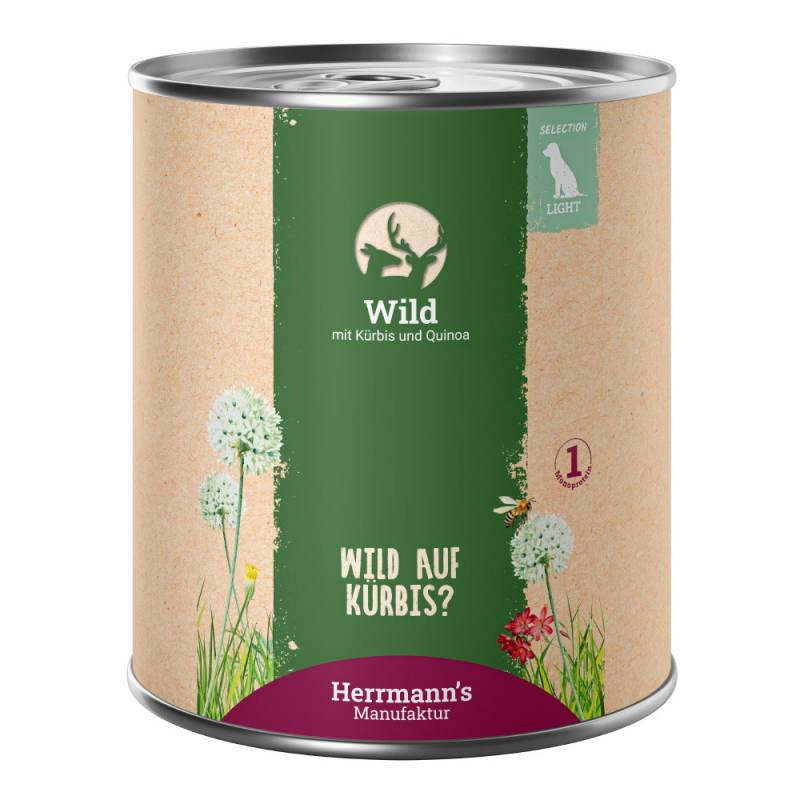 Herrmann's | Wild mit Kürbis und Quinoa | Selection Light | 6 x 800 g von Herrmanns