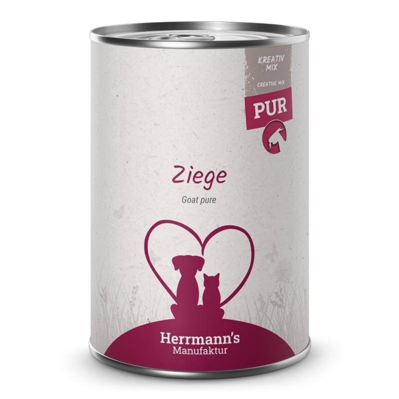 Herrmann's | Ziege Reinfleisch | Kreativ-Mix | 30 x 400 g von Herrmanns