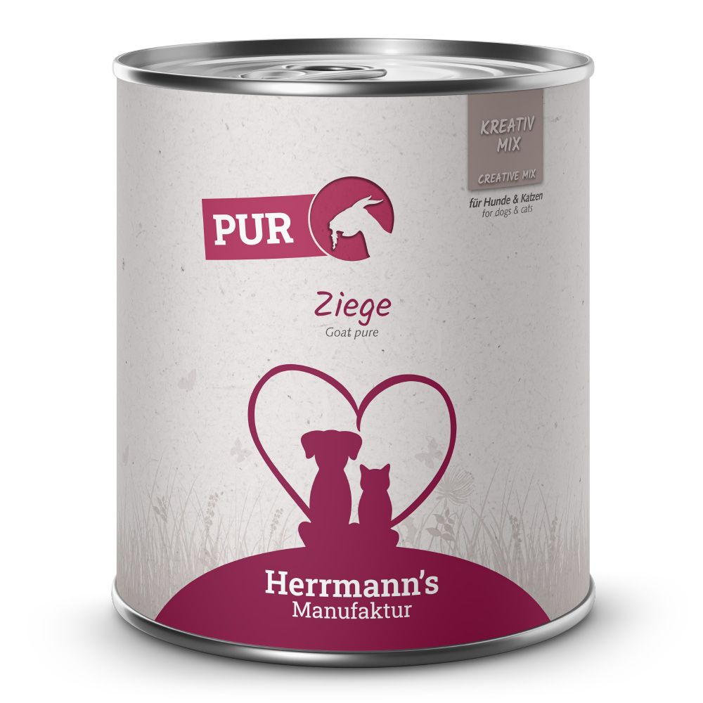 Herrmann's | Ziege Reinfleisch | Kreativ-Mix | 30 x 800 g Herrmann's | Ziege Reinfleisch | Kreativ-Mix | 30 x 800 g von Herrmanns