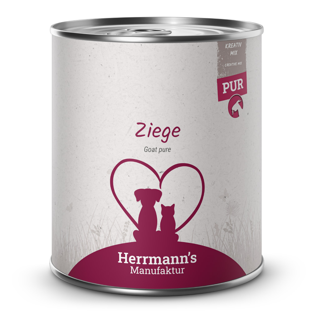 Herrmann's | Ziege Reinfleisch | Kreativ-Mix | 6 x 800 g von Herrmanns