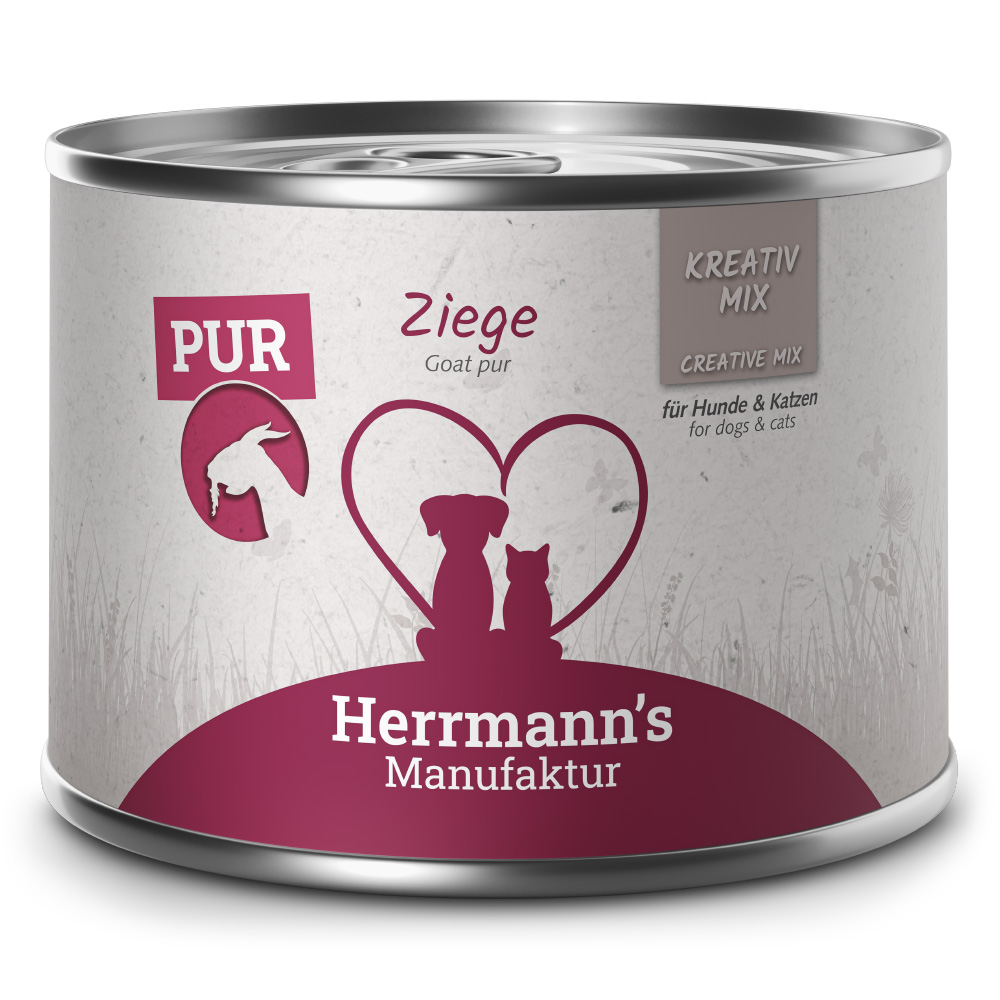 Herrmann's | Ziege Reinfleisch | Kreativ-Mix | 60 x 200 g von Herrmanns