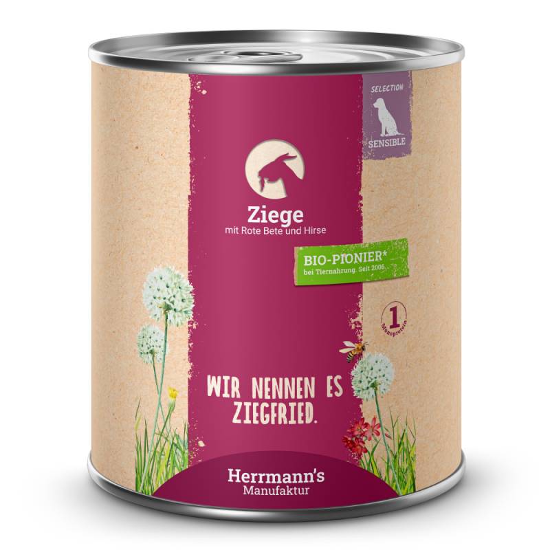 Herrmann's | Ziege mit rote Beete und Hirse | Selection Sensible | 30 x 800 g von Herrmanns