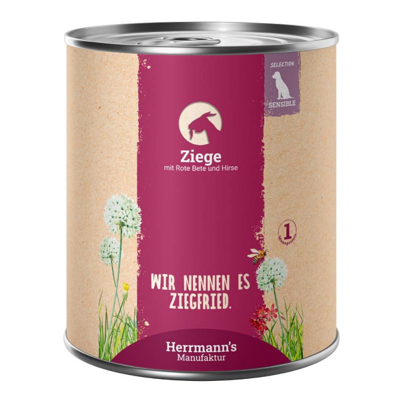 Herrmann's | Ziege mit rote Beete und Hirse | Selection Sensible | 6 x 800 g von Herrmanns