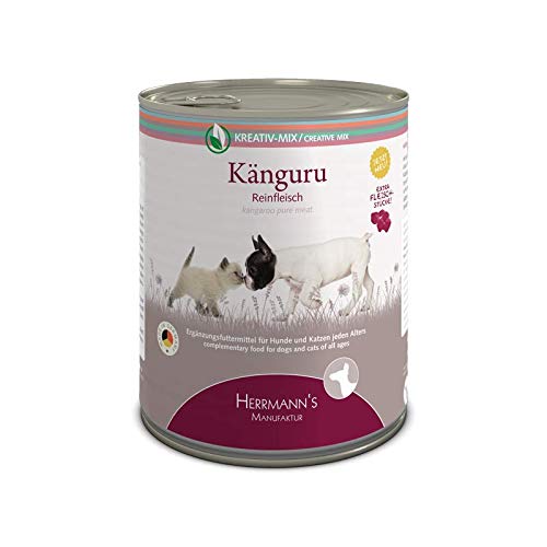 Herrmanns Ergänzungsfutter für Hunde und Katzen Känguru 100% Reinfleisch, 800 g Herrmanns Ergänzungsfutter für Hunde und Katzen Känguru 100% Reinfleisch, 800 g von Herrmanns