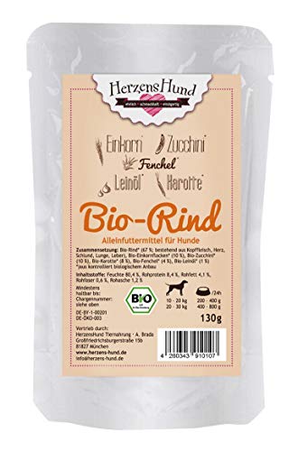 Herzenshund Bio Rind 130g Herzenshund Bio Rind 130g von Herzens-Hund