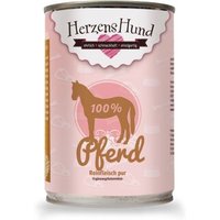 HerzensHund Reinfleisch pur Pferd 12x400g von HerzensHund