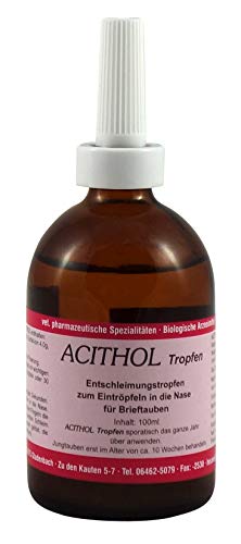 Hesanol Acithol Entschleimungstropfen für Tauben und Vögel (100ml) von Hesanol