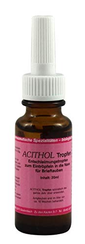 Hesanol Acithol Entschleimungstropfen für Tauben und Vögel (20ml) von Hesanol