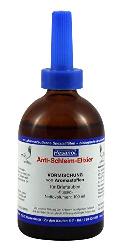 Hesanol Anti-Schleim-Elixier 100ml Kräutergemisch für Tauben und Vögel von Hesanol