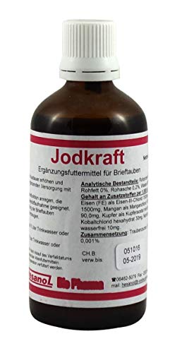 Hesanol Jodkraft Ergänzungsfuttermittel für Tauben und Vögel (250ml) von Hesanol