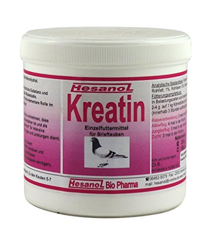 Hesanol Kreatin 250g Einzelfuttermittel für Tauben und Vögel von Hesanol